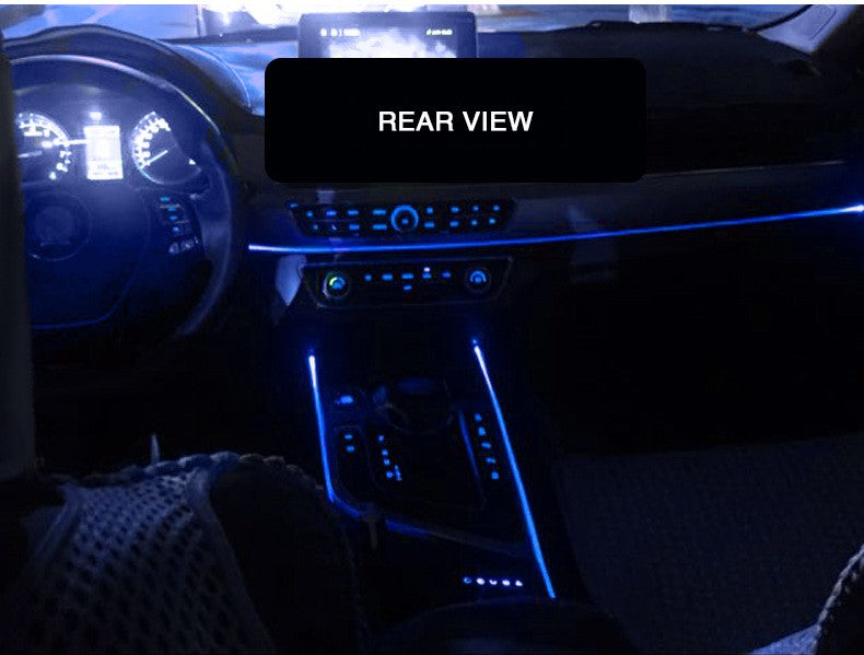 Tira de luz de fibra óptica LED RGB