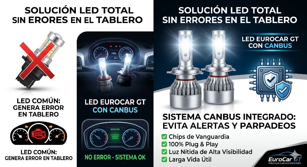Bombilla LED con Canbus (sin error) Peugeot - Toyota - Seat